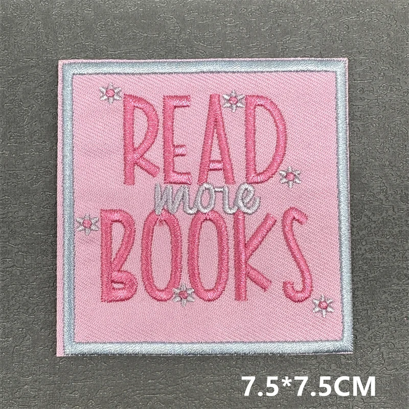 Parche bordado termoadhesivo con letras estilo cómic para ropa - imagen 5