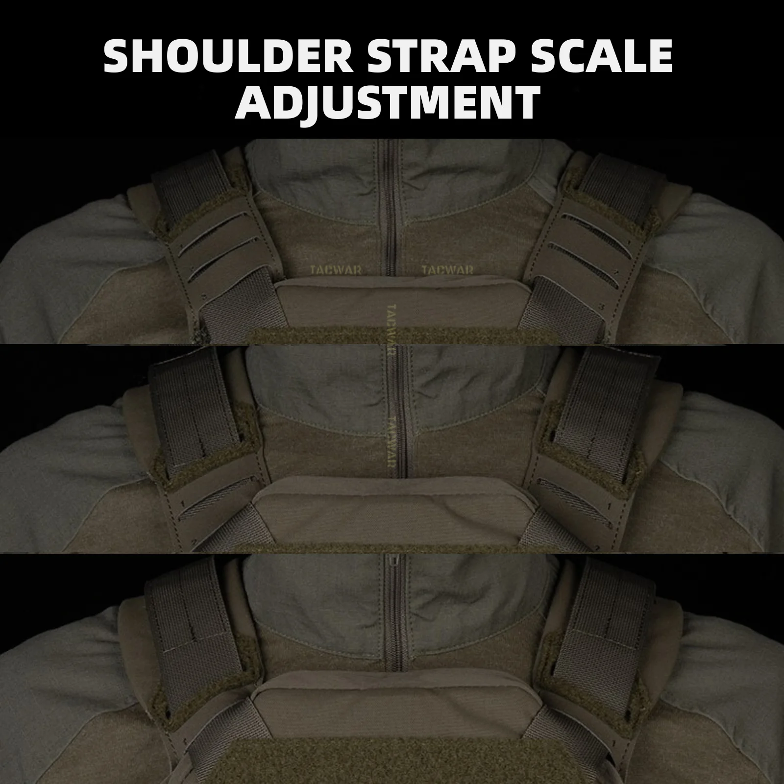 Soporte de placa secundaria de K-Z con bolsa Triple Mag 556, chaleco táctico con correa de hombro y cintura de liberación rápida ajustable para Airsoft - imagen 2