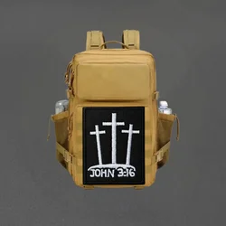 Parche velcro táctico John 3:16 chevron – Insignia para chaleco o mochila