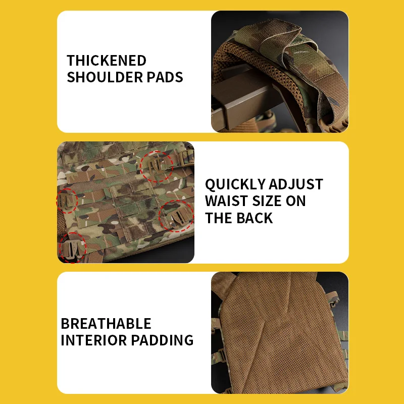 Chaleco portador de placa táctico Agilite K19 3,0, sistema de liberación rápida, chaleco de caza, equipo Airsoft de Paintball - imagen 5