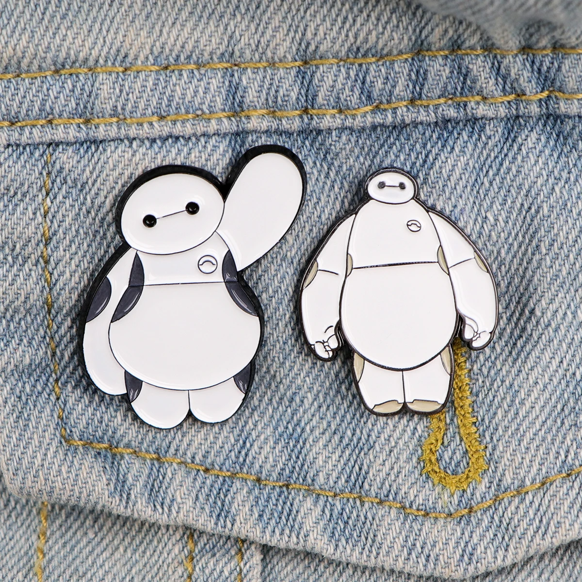 Insignias de alienígena de dibujos animados, Pin esmaltado de gato, broches de cerdo para mujer, alfileres de solapa para mochilas, accesorios de joyería de moda, regalos para niños - imagen 4