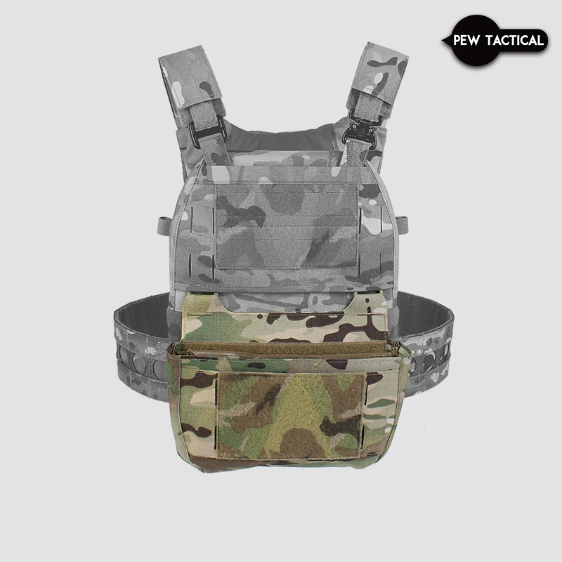 PEW TACTICAL FERRO STYLE DOPE Front Flap airsoft accesorios de ropa de caza Camo - imagen 4