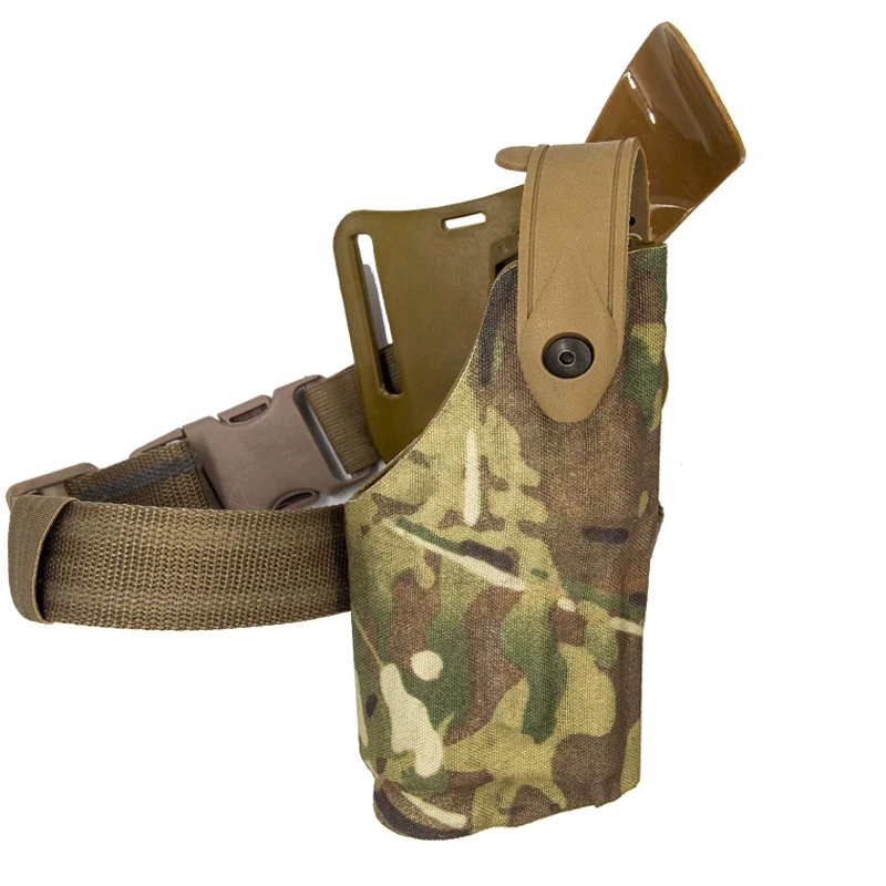 Funda para cinturón de pistola de combate, accesorios de caza Airsoft, funda de transporte para pistola, rodamiento ligero para pistola G17 19 22 23 31 32