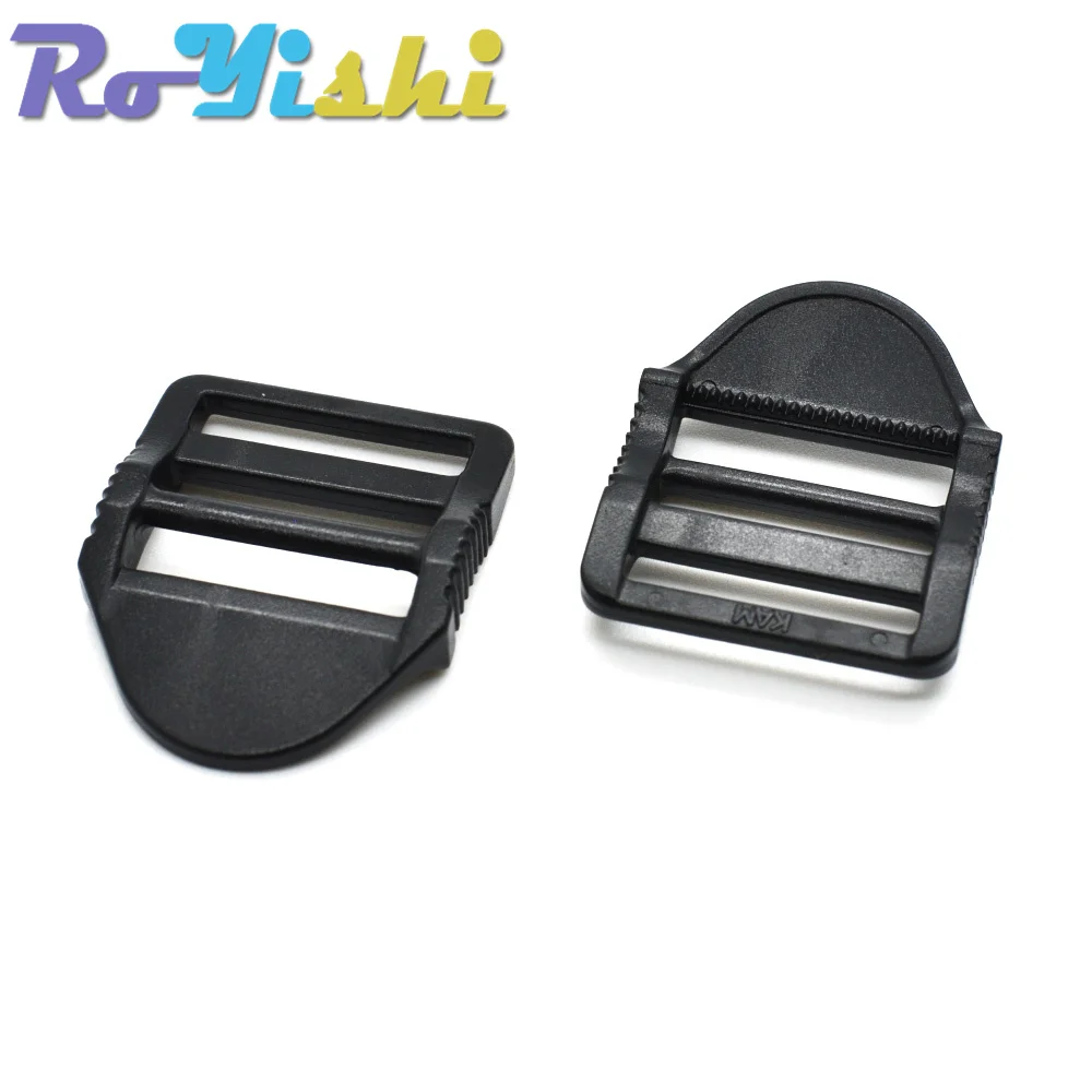 5 unids/pack escalera cerradura deslizante hebillas de plástico correas para mochila Webbin 20mm 26mm 31mm 38mm negro - imagen 5