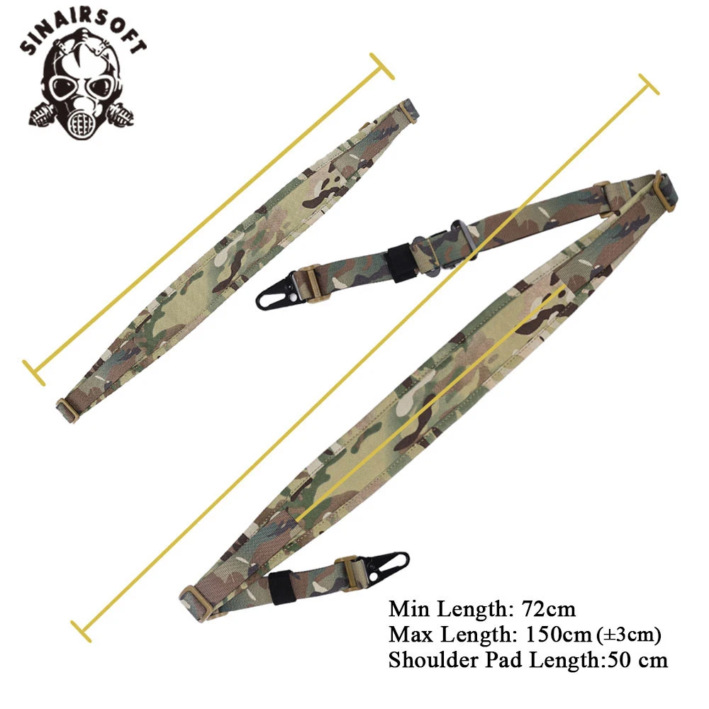 Tirador táctico con lengüeta, correa Modular, Rifle ajustable MK2 FCPC, chaleco acolchado, tirantes de bucle común, accesorios Airsoft - imagen 2