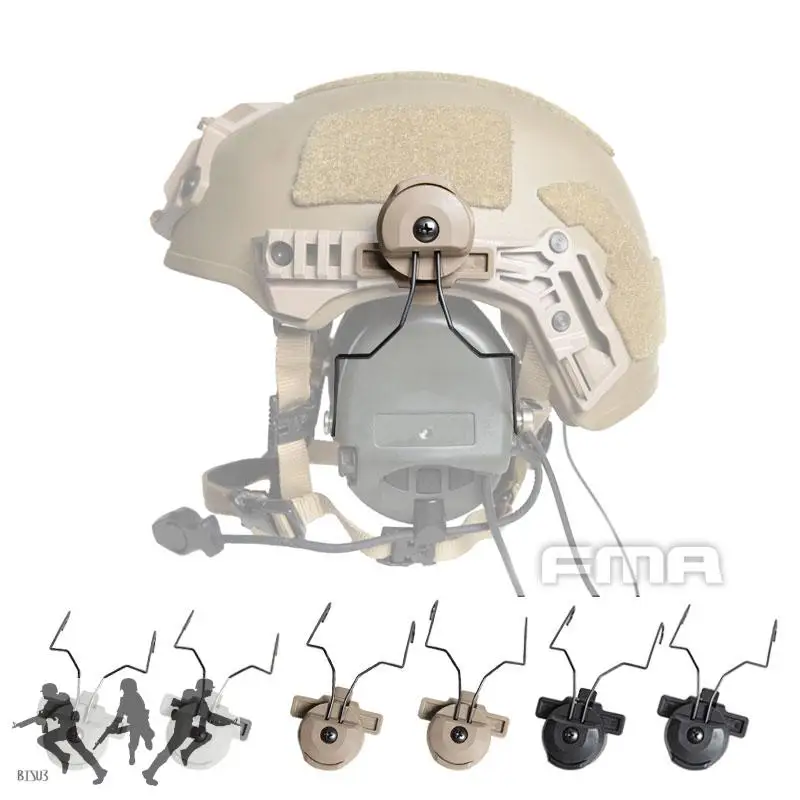 FMA Tactical Wendy Helmet EX 3.0 TW Team Headset Buckle Bracket Rail Adapter Airsoft Hunting Helmet Accessories - imagen 2