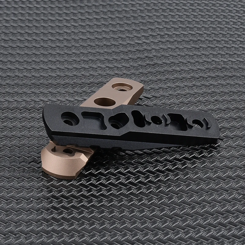 WADSN, 3 ranuras, Base de carril, linterna, soporte de caza de aluminio para SF M300 M600, luz exploradora, sistema Keymod, linterna PLH-V2 - imagen 5