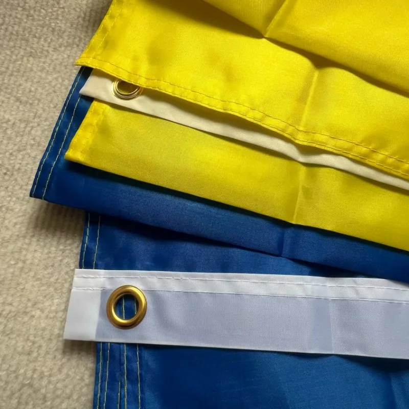 YIXIN Flag  ukraine Flag 90x150cm 3 x 5ft Hanging ukraine Flag Polyester standard Flag Banner - imagen 5