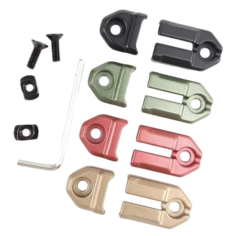 MLOK Base fija con ranura para tarjeta trasera de ratón de metal para SF M300/M600 DBAL-A2 - Interruptor de control de cable