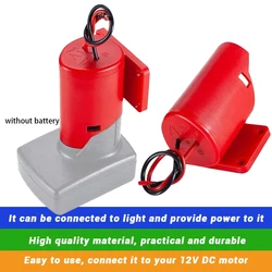 Adaptadores para batería de litio Bosch/Milwaukee/Makita 10,8-12V adaptador DIY conector de alimentación de base con piezas de herramientas de Cable 14AWG