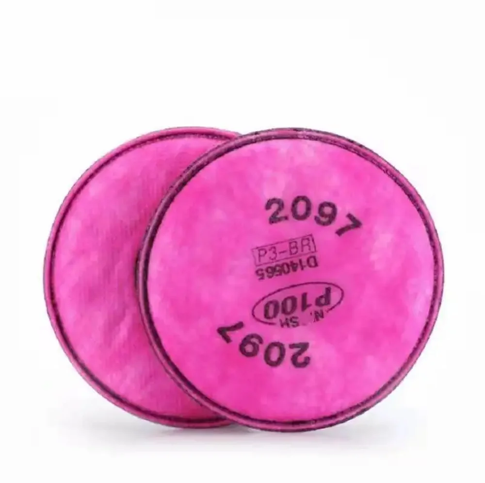 Filtro de algodón P100 para mascarilla de Gas reemplazable, partículas de carbón activado eficiente, industria de pintura en aerosol para 2097/6200, 7502/6800 - imagen 3