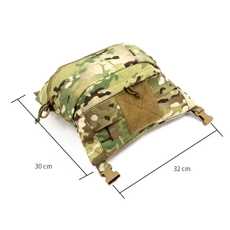 Bolsa superior de almacenamiento táctica adjunta, mochila de caza, bolsa superior extendida extraíble portátil - imagen 3