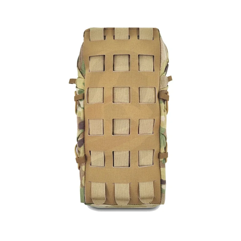 Bolsa Airsoft GP táctica Multicam 500D Vertical 12X5 bolsa para artículos diversos chaleco portador de placa Molle bolsa de Panel trasero equipo de almacenamiento - imagen 2