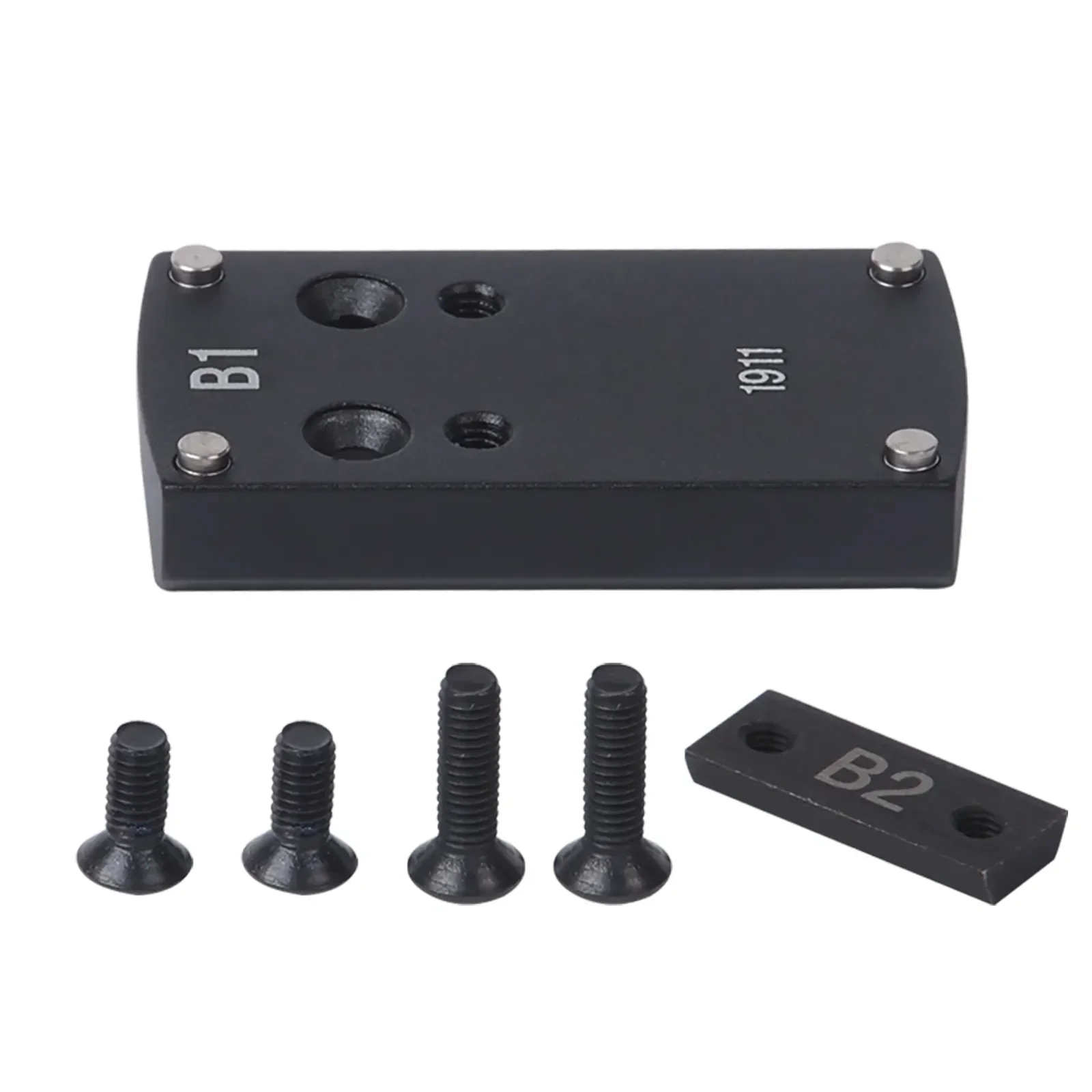 Base de montaje de vista de pistola, perfil bajo, compatible con Glock 1911 SIG P226 BER-ETTA Springfield XD S & W M & P HK USP, punto rojo - imagen 4