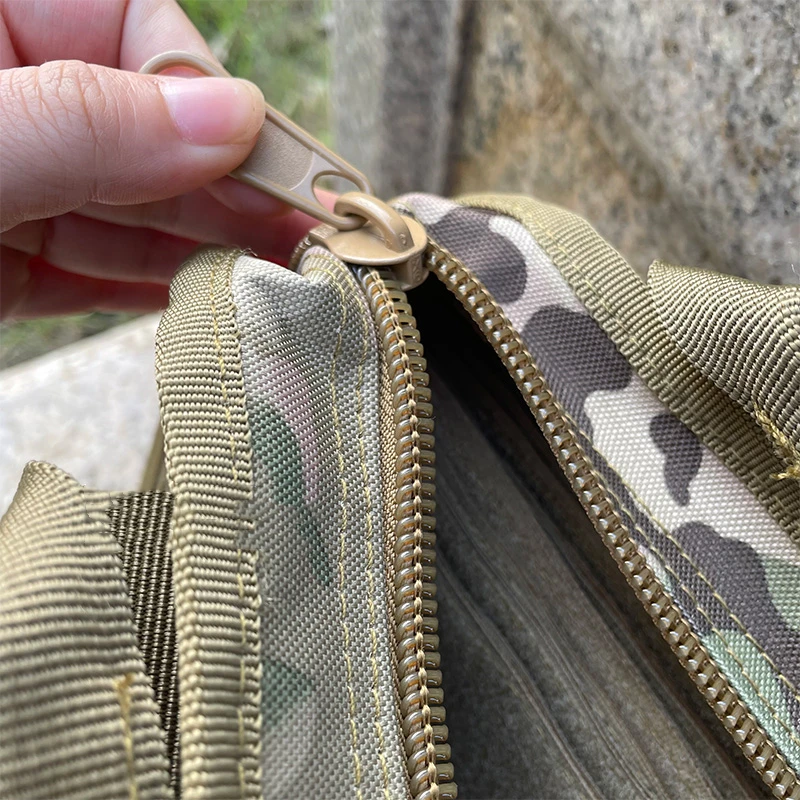 Bolsa de exhibición de almacenamiento de parches de PVC bordado, organizador de insignias tácticas, bolso de mano de gran capacidad, brazalete de colección DIY, 10 páginas - imagen 4