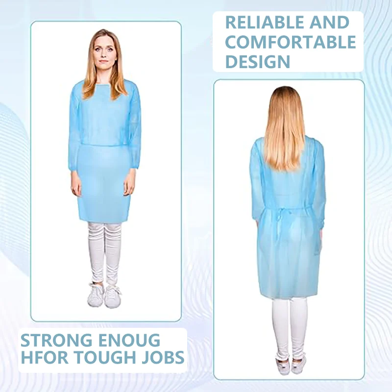 Trajes protectores PPE desechables: ultrafinos y aireados, ideales para alimentos, producciones y salud médica - imagen 4