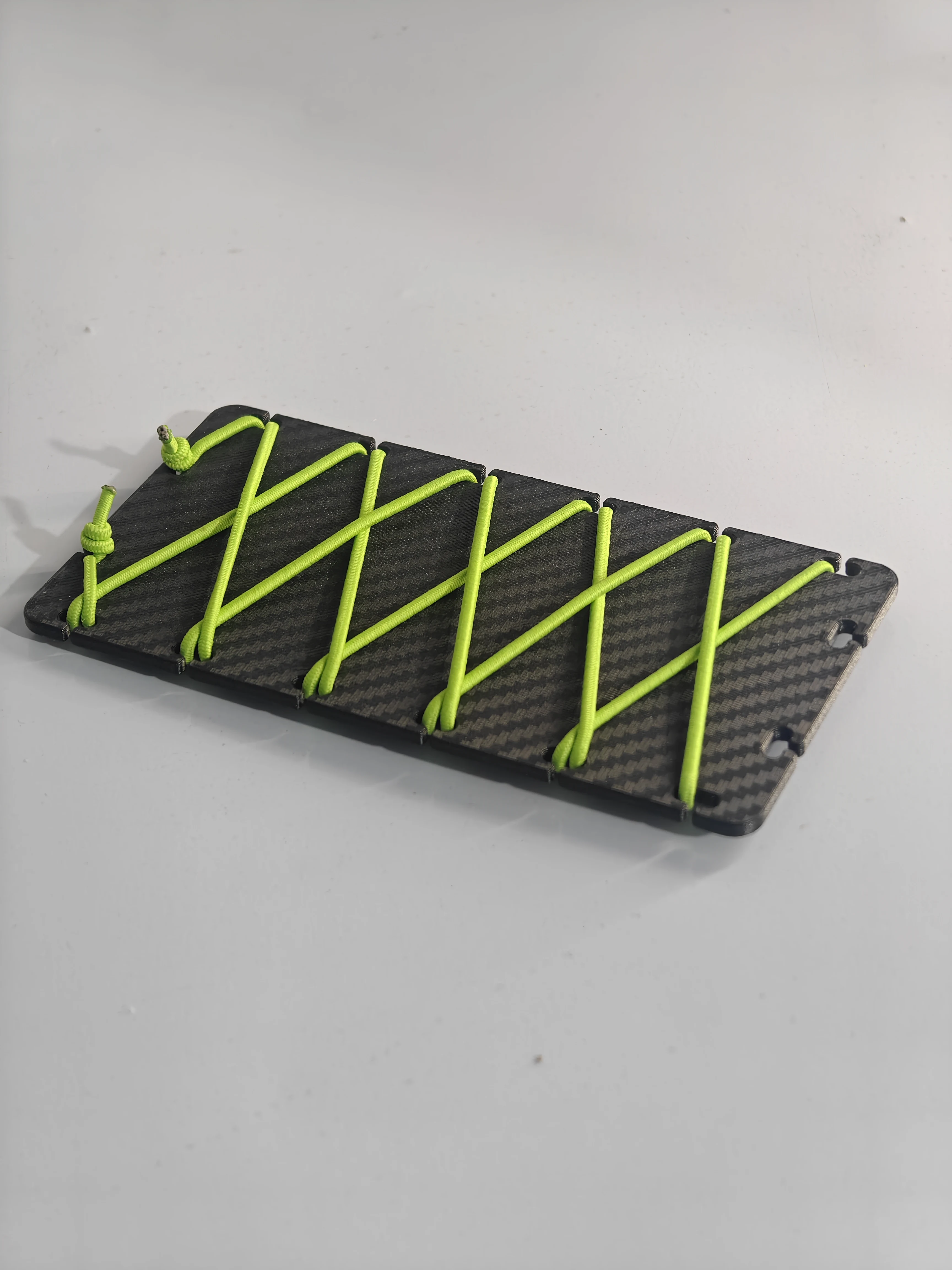 Herramienta multifuncional de tarjeta de memoria de fibra de carbono de almacenamiento portátil al aire libre, cuerda elástica de almacenamiento tejida a mano personalizable - imagen 3