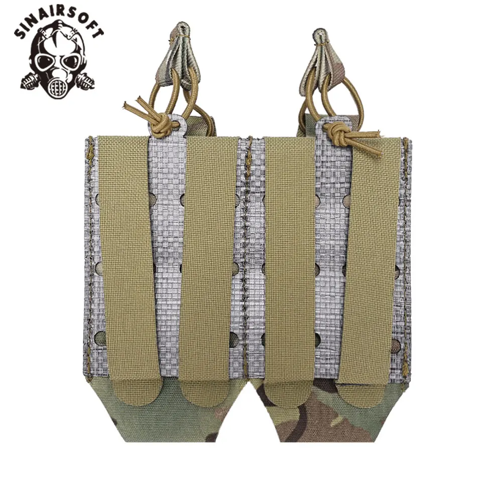 Bolsa doble para revistas 5,56, Tegris Fast Mag, Flexible, MOLLE, elástica, para Rifle, para AR15, portador de placa táctica para caza - imagen 4