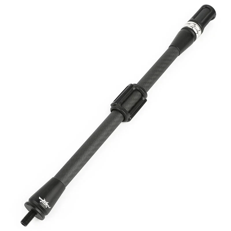 Tiro con arco 3K estabilizador de carbono barra de equilibrio varilla 7 "9" 11 "12" 15 "arco compuesto caza amortiguador para arco recurvo caza tiro - imagen 5