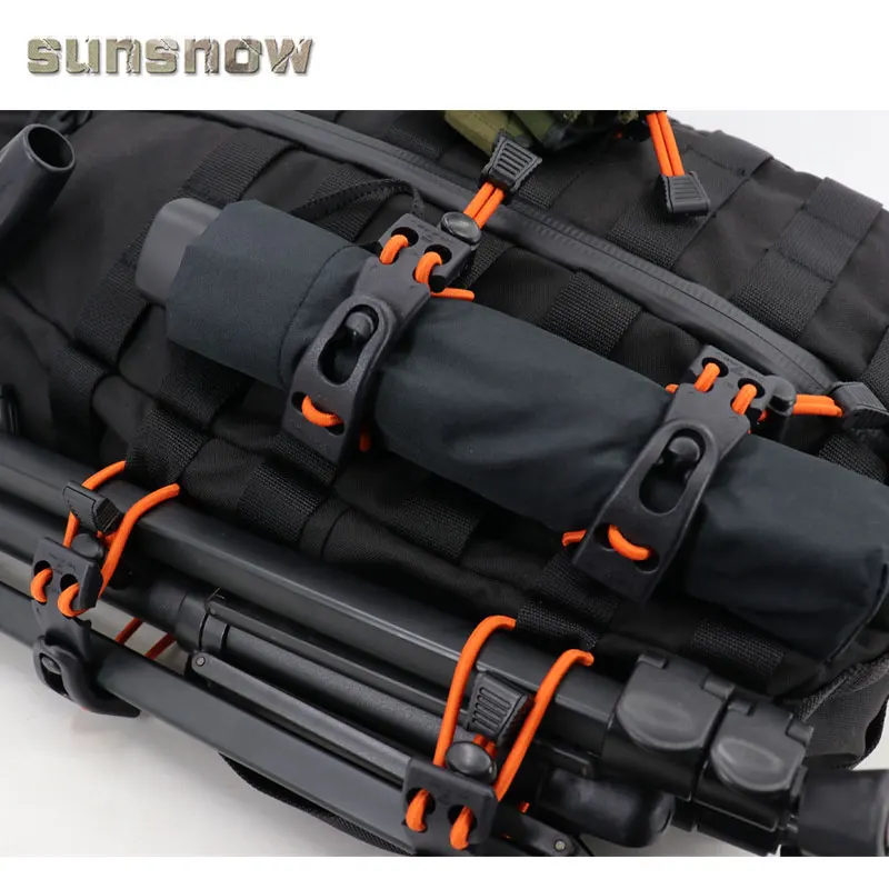 Clip de hacha de hielo, hebilla colgante, extensión molle, Clip de correas, bolsa de pecho, fijación de encuadernación - imagen 2