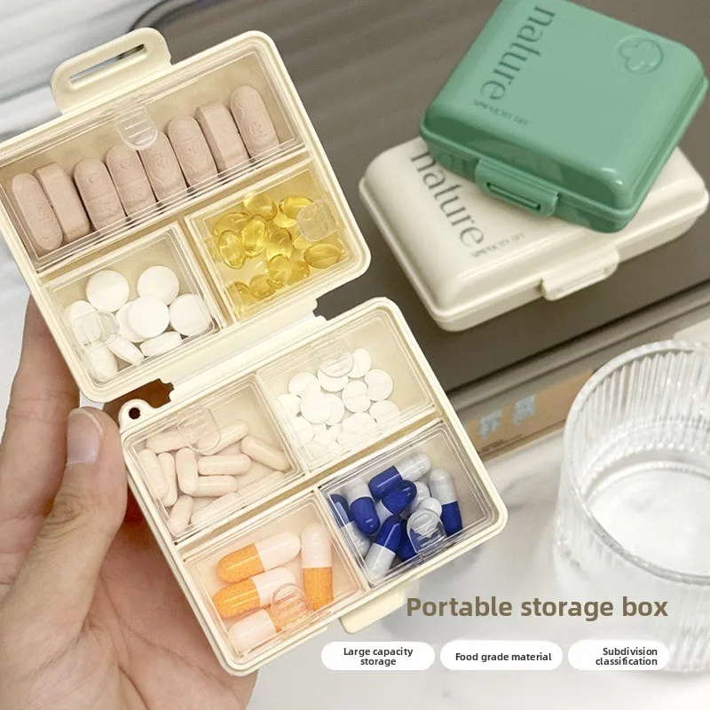 Caja estanca de pastillas portátil para exterior