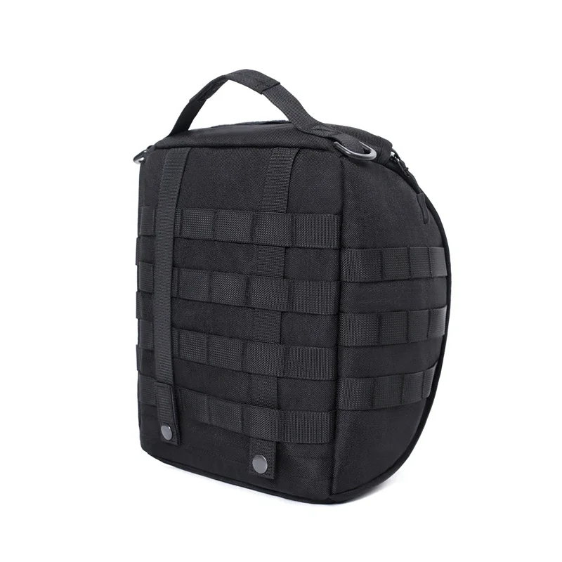 Bolsa para casco táctica MOLLE, bolsa para casco de concha, estuche de almacenamiento acolchado y forrado de lana para cascos de motocicleta y bicicleta - imagen 4