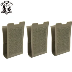3pcs Tactical Vest With Hook&Loop Nylon Wedge Mag Pouch Insert 5.56 Molle Magazine Insert For 556 762 Open Top Magazine Pouches