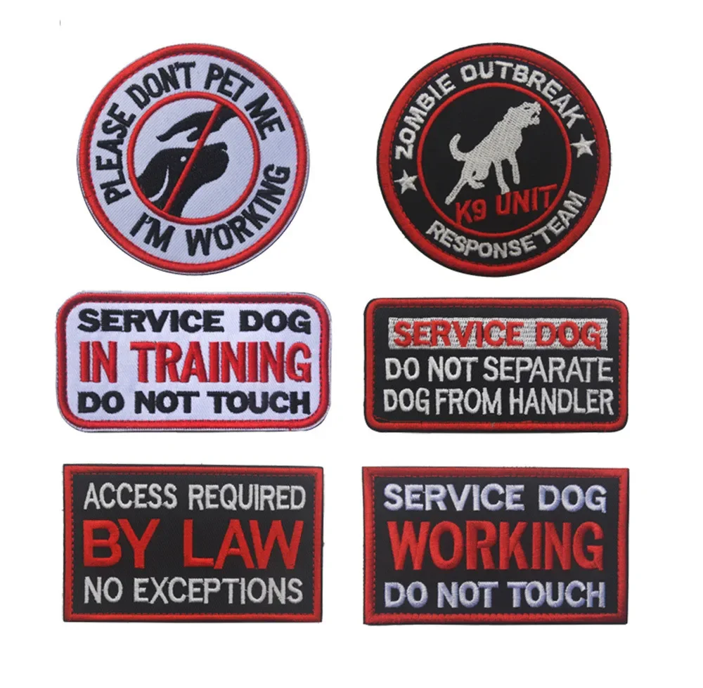 Parche Perro de Servicio en Entrenamiento - No Apoyo Emocional - imagen 3