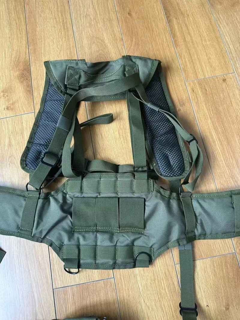 Conjunto de chaleco AK verde de caballería rusa para deportes al aire libre - imagen 3