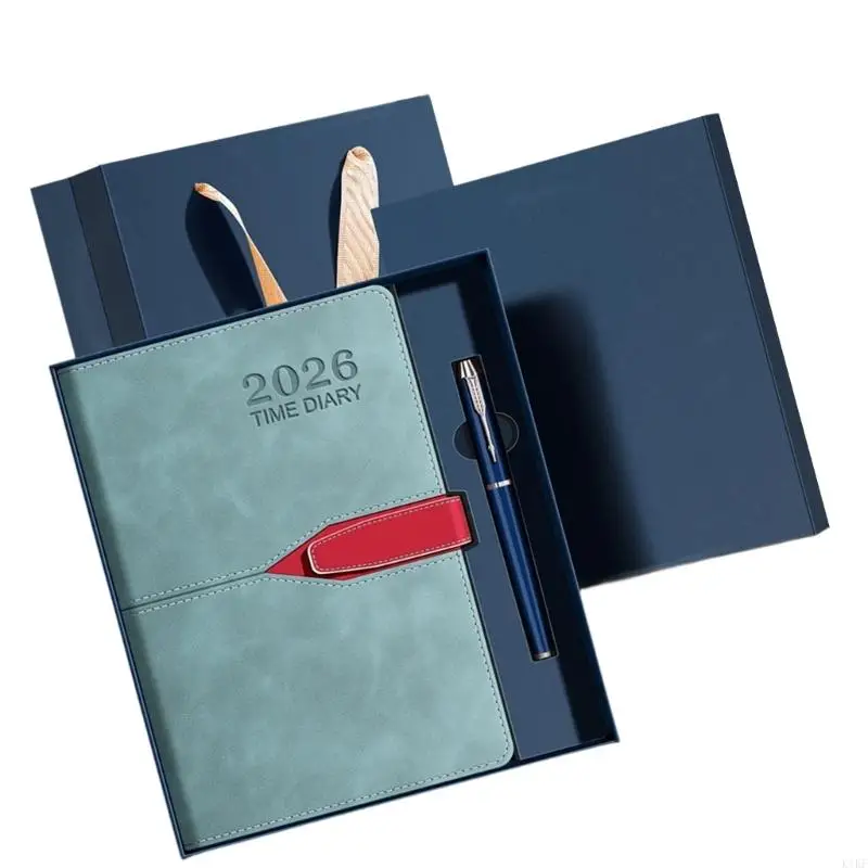 Cuaderno táctico diario cubierta cuero PU con diseño interior - imagen 4