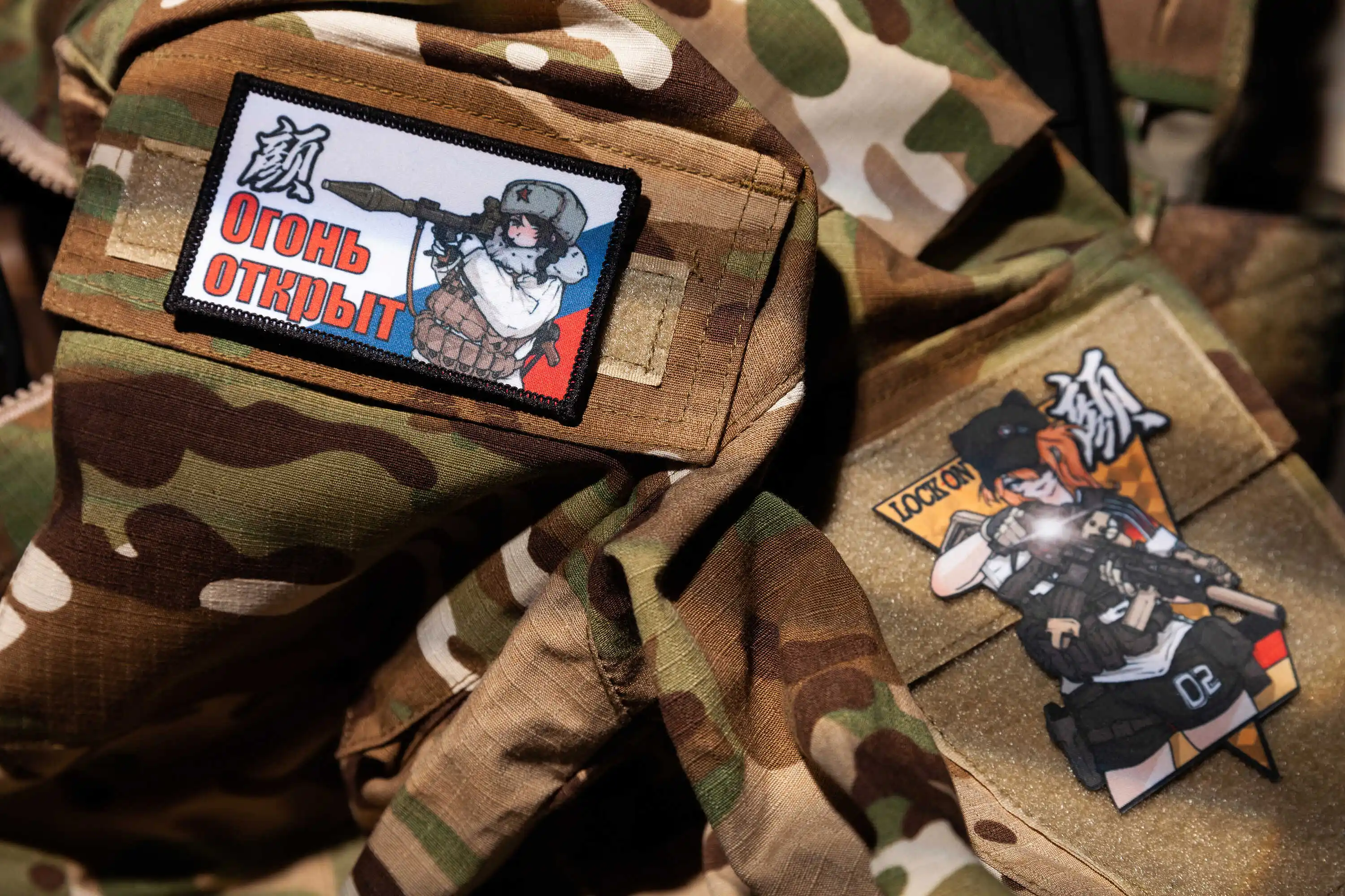 Parche de combate para niña, insignia de pistola táctica impresa para ropa, mochila, decoración de brazalete - imagen 4