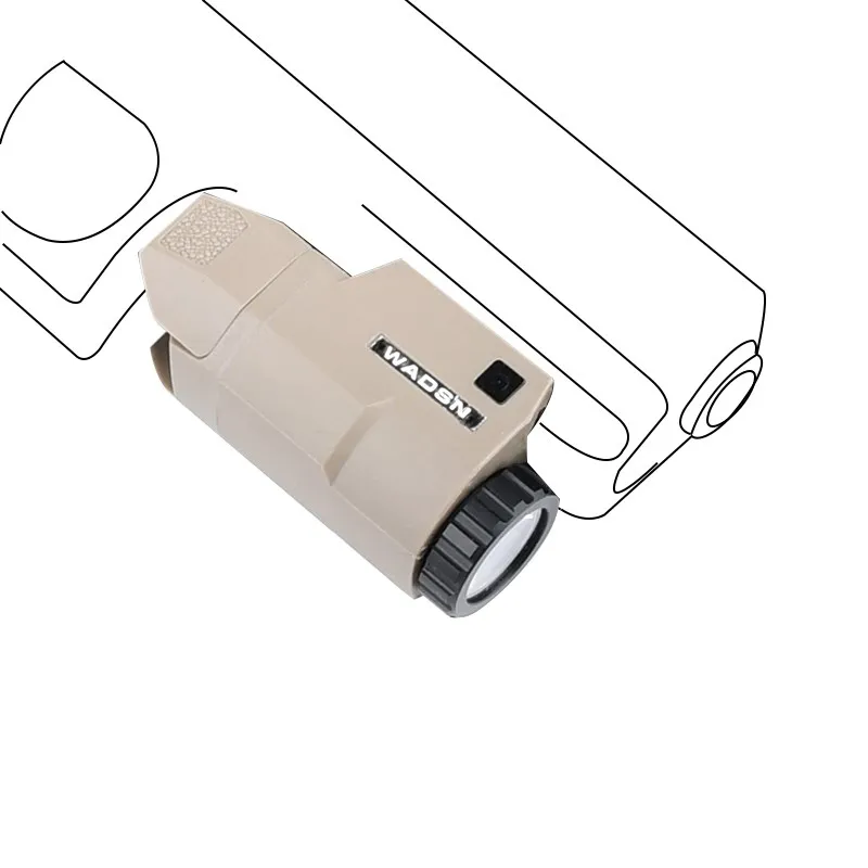 Linterna Táctica para Pistola APL-C, Linterna de Caza APL, Luz de Exploración Compatible con Riel Picatinny de 20 mm, Luz Estroboscópica Constante, Linterna Momentánea, Gloc17 - imagen 5