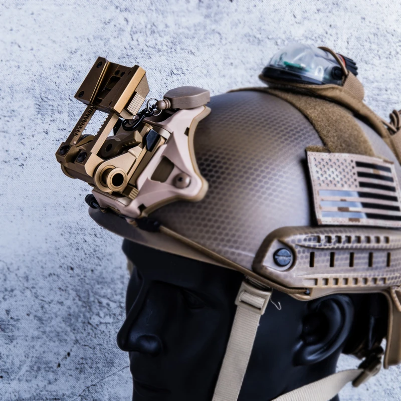 Soporte de montaje de Metal L4G24 NVG para gafas, visión nocturna, Stent, Skip Fast OPS, piezas de casco para PVS15, PVS18, GPNVG18 - imagen 2