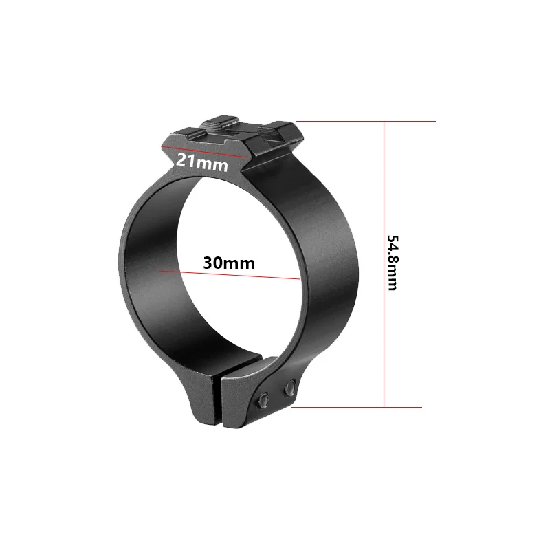 Anillo portamiras táctico 30mm base riel Picatinny 20mm - imagen 5