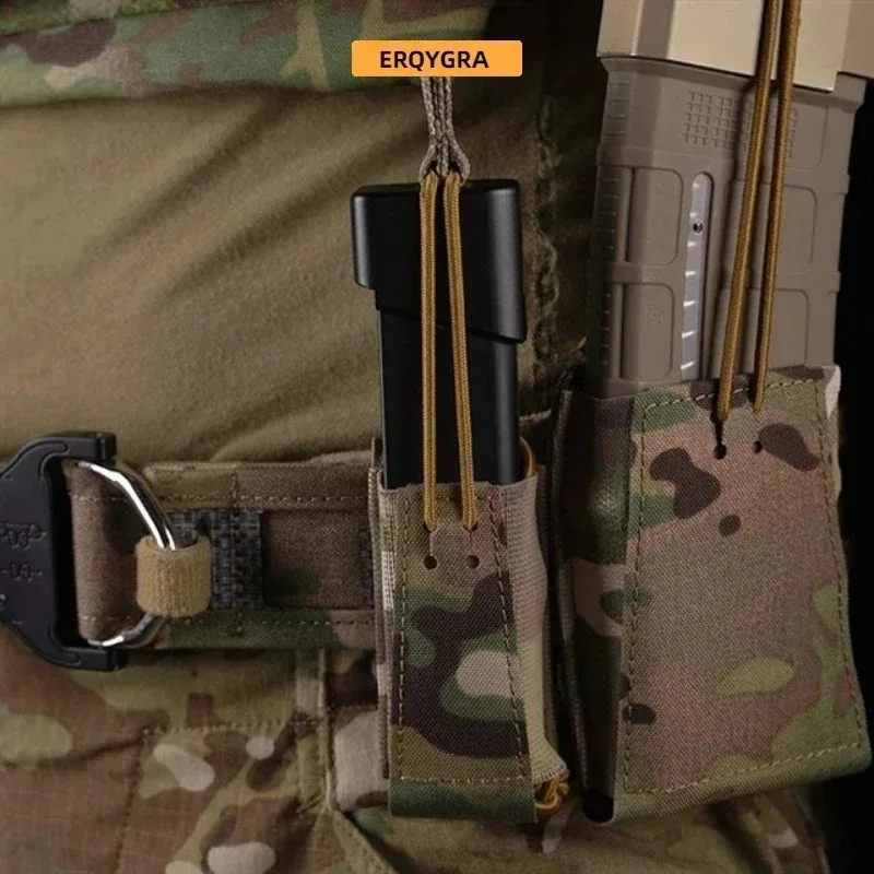 Funda táctica MOLLE para cargador airsoft camuflaje - imagen 5