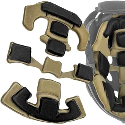 Juego de almohadillas de espuma viscoelástica para casco táctico universal – Insertos de cojín protectores para cascos FAST/MICH/ACH/USMC/PASGT