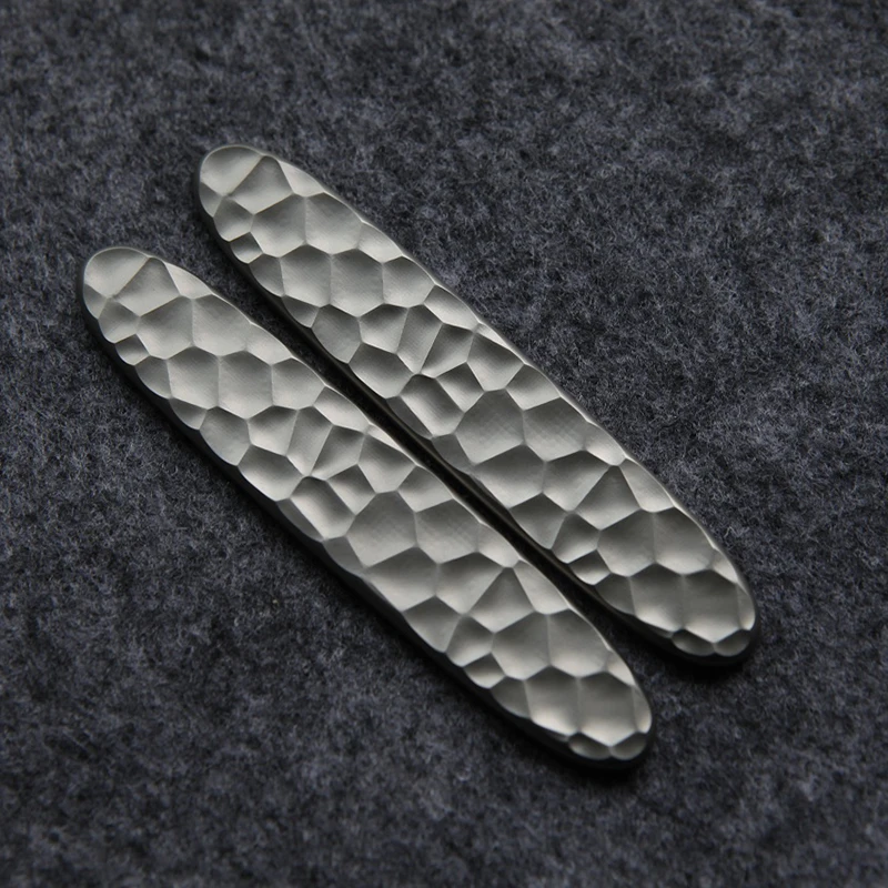 Parches de escala de mango de cuchillo de aleación de titanio, 3 tipos, 84mm, Victorinox, cuchillos del ejército suizo, Excelsior, sin ranura, bricolaje, hacer parte, reemplazar - imagen 4