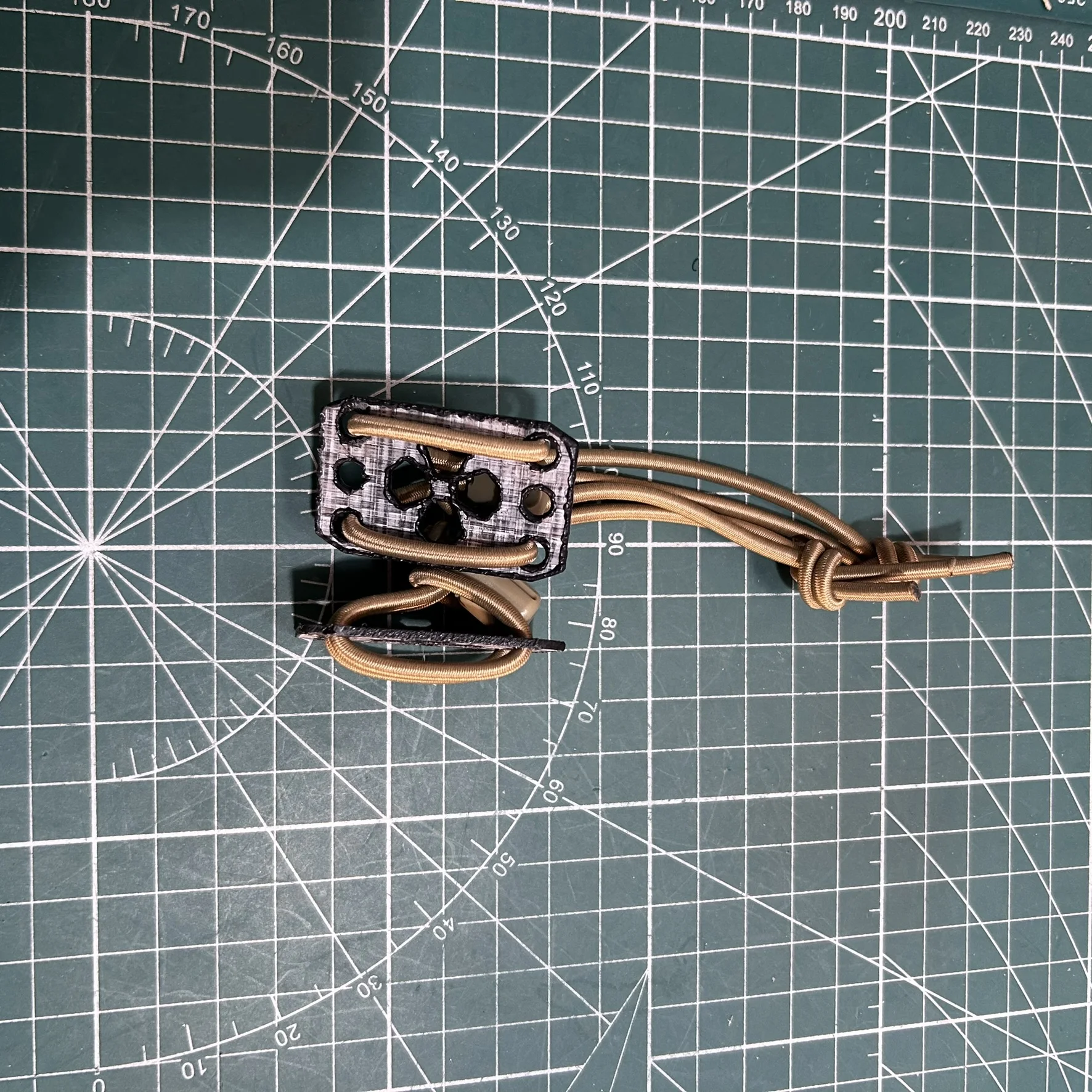 Hebilla fija de cordón elástico, adaptador de placa de fijación de comunicación táctica PTT (vendido en pares) - imagen 4