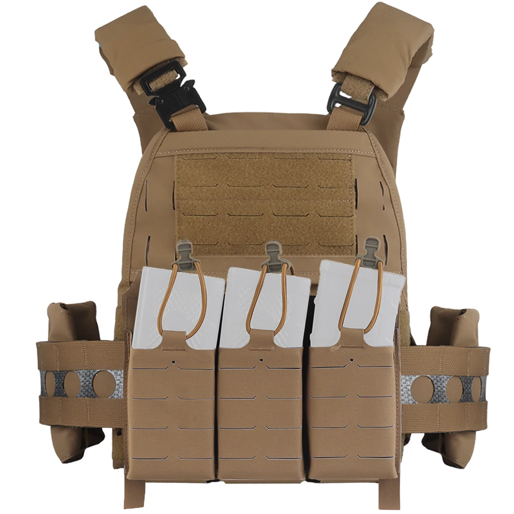 Chaleco táctico MOLLE V5 FCPC – Verde Ranger para airsoft y caza - imagen 5
