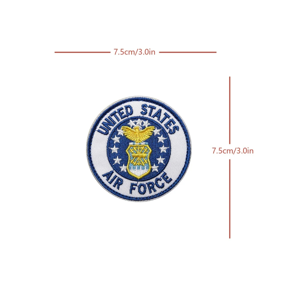 Parche de la Fuerza Aérea de EE. UU., Meme, citas tácticas divertidas, Velcros morales, insignia de sujeción con gancho bordado para mochila Molle, gorra, pantalones vaqueros - imagen 5