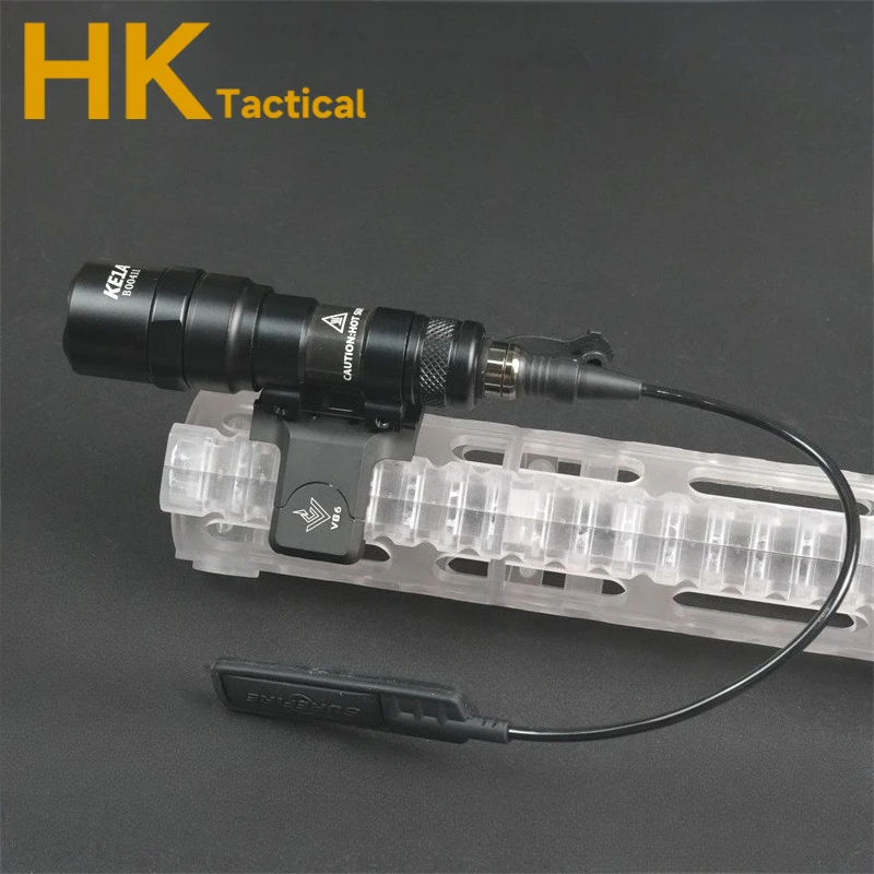 Equipo táctico M300 M600 M600B SF linterna MLOK/KEYMOD/20mm carril blanco LED luz de explorador de Metal para AR15 HK416 luz de explorador de caza - imagen 5