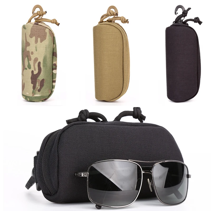 Bolsa táctica Molle para gafas de sol EDC, riñonera, utilidad, accesorios de caza al aire libre, organizador, estuche para gafas - imagen 2