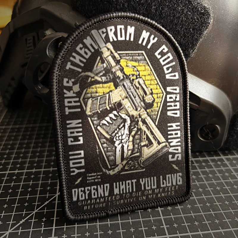 Parche táctico Defend What You Love gancho y bucle para rifle - imagen 5