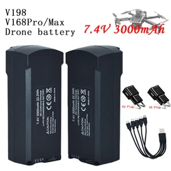 Batería LiPo 7,4V 3000mAh quadricóptero V198 8K MAX PRO
