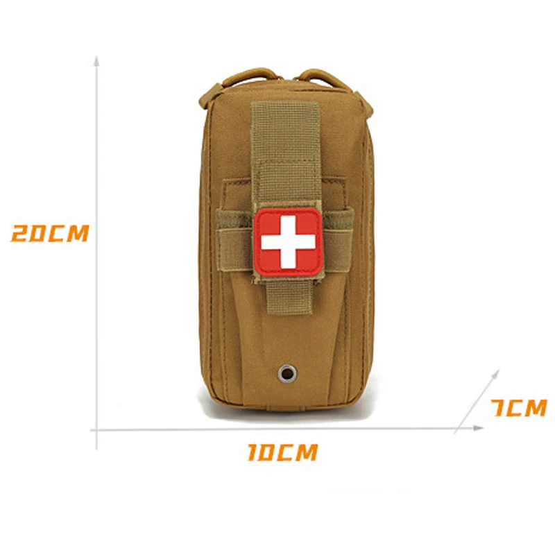 Bolsa táctica MOLLE médica EDC para exteriores, Kit de primeros auxilios EMT, IFAK, caza de Trauma, bolsa de supervivencia de emergencia, paquete de herramientas - imagen 5