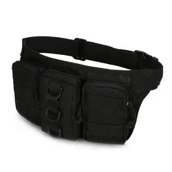 Riñonera táctica impermeable triple compartimento camuflaje