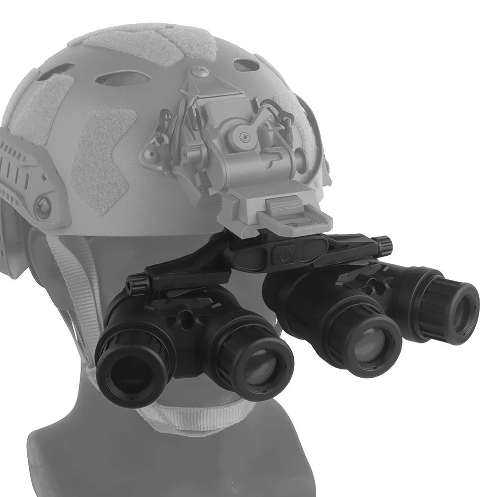 Dispositivo de visión nocturna modelo simulado, Binocular de doble tubo AN/PVS31, gafas GPNVG 18, montaje NVG L4G24, equipo de caza para casco de corte alto rápido - imagen 4
