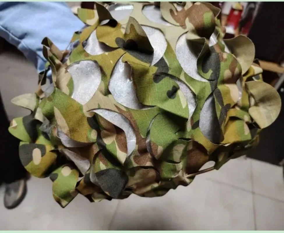 Juego de tiras camuflaje australiano para casco con correas de cuello - imagen 5