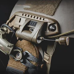 Carga Mpls, casco táctico de color claro de tres velocidades, luz para acampar al aire libre, iluminación de mapas, casco, accesorios decorativos