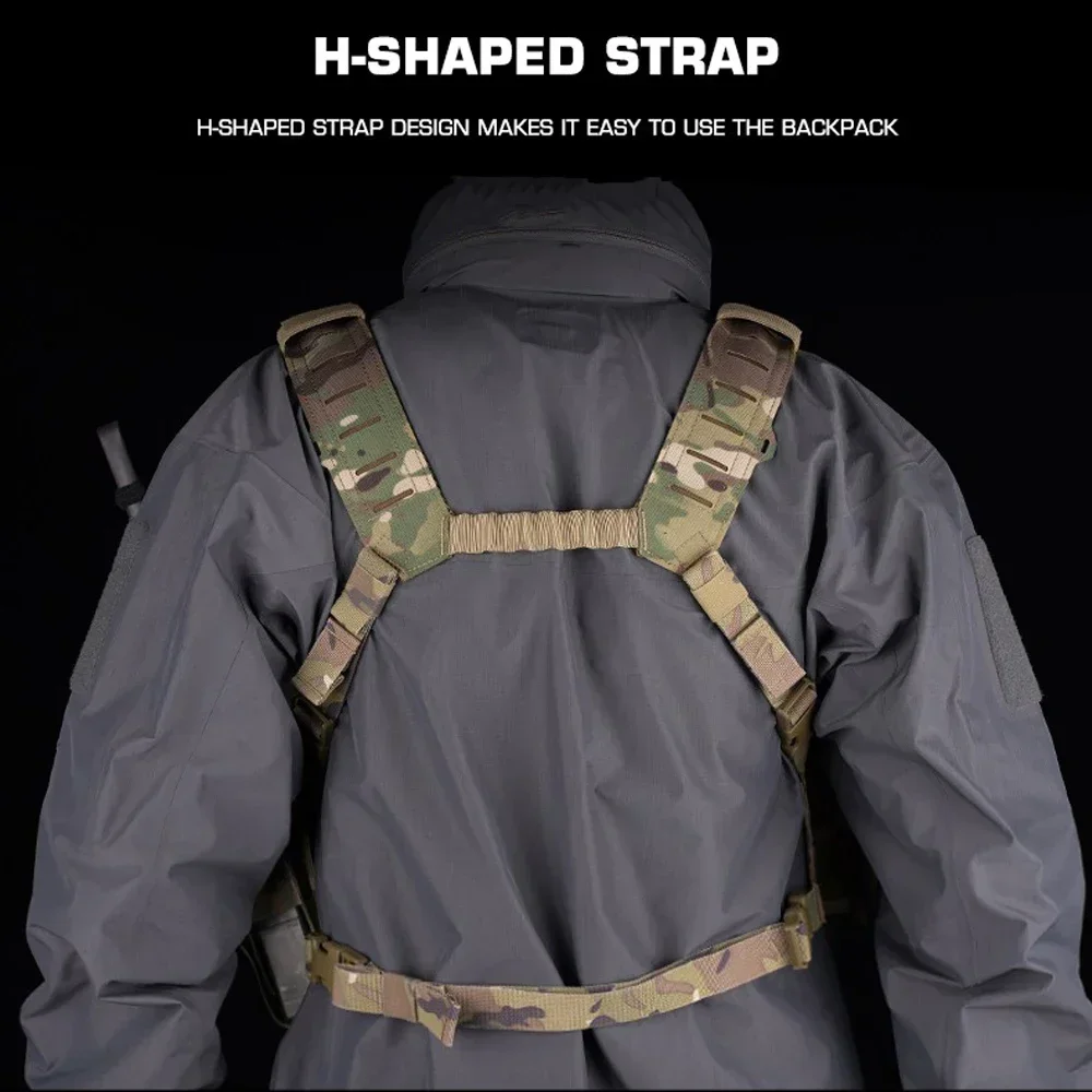 Correa de hombro ligera en forma de H montada en MOLLE táctica SF con múltiples combinaciones y combinaciones - imagen 5